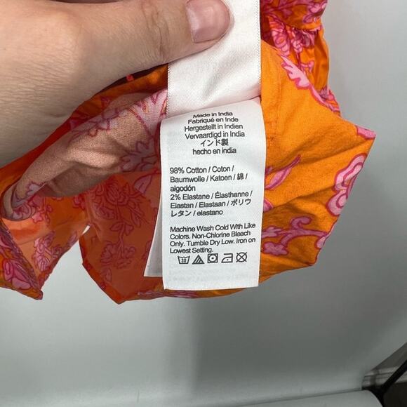 J. Crew Factory Printed Scoop Neck Mini Dress NWT - Picture 7 of 8